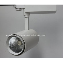 30W Boîtier noir / blanc CREE COB LED Track Spotlight